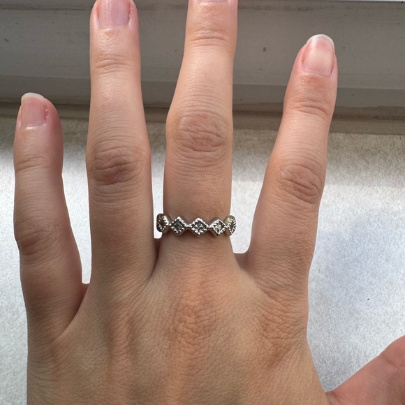 Kendra Scott Silver Pave Band - Picture 4 of 6